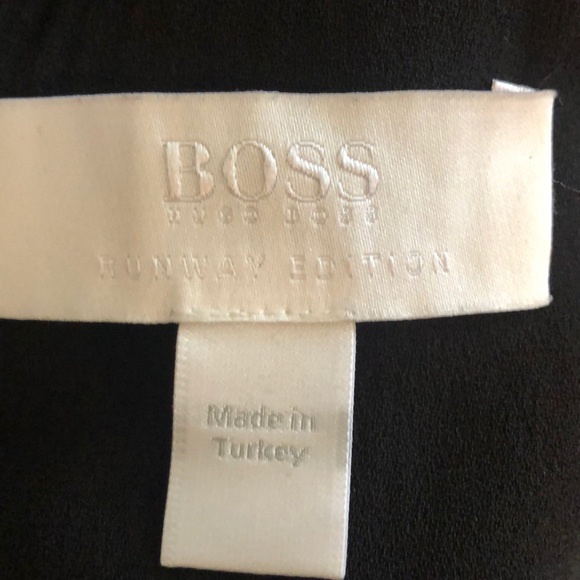 NWT Hugo Boss Black Fringe Dress Sz 0 - Picture 7 of 8